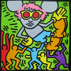 Keith Haring Andy Mouse ca. 1993