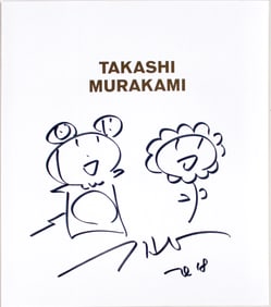 Takashi Murakami Mr. DOB and Flower Drawing 2018