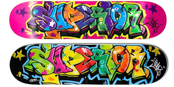 Cope 2 Superior Set of 3 skateboard decks 2010