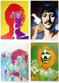 Richard Avedon Beatles Poster (set of 4) 1967