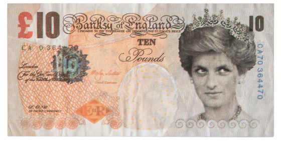 Banksy Di Faced Tenner 2004