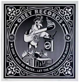 Shepard Fairey We Don't Need No Water 2011