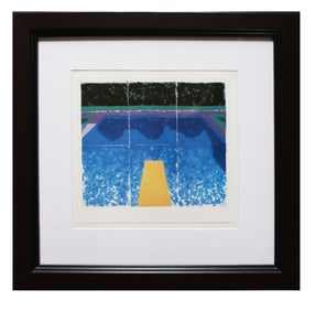 David Hockney Paper Pools invitation 1979