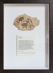 Banksy Peckham Rock Wooden postcard 2005