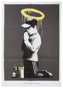 Banksy Forgive Us Our Trespassing 2010