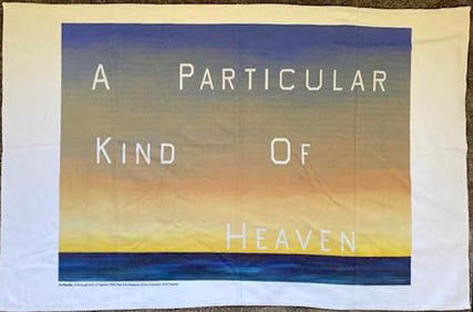 Ed Ruscha A Particular Kind of Heaven towel ca. 2000