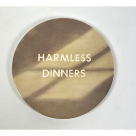 Ed Ruscha Harmless Dinners limited edition plate 2017