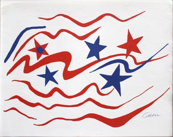 Alexander Calder Flying Colors '76 promo 1976