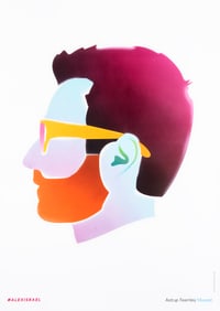 Alex Israel Self Portrait poster 2013