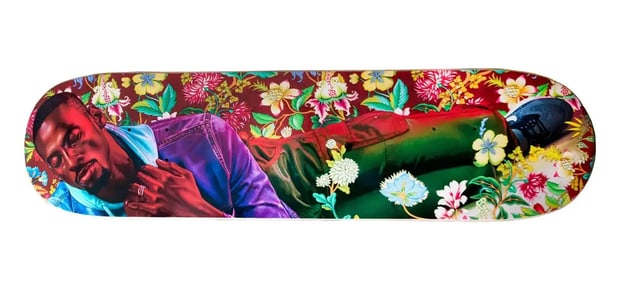 Kehinde Wiley Christian Martyr Tarcisius (El Hadjii Malick Gueye) Limited edtion ska skateboard 2022