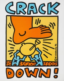 Keith Haring Crack Down 1986