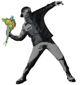Brandalism Flower Thrower Wall Version 2017