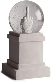 Maurizio Cattelan L.O.V.E. Snow Globe 2014