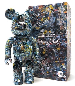 Jackson Pollock 400% Bearbrick 2018