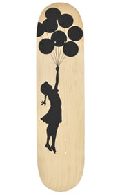 Brandalism Balloon Girl skateboard deck ca. 2017