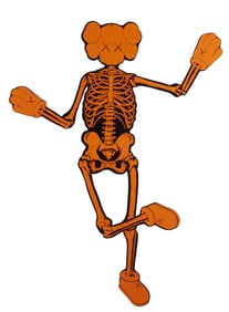 KAWS Orange Companion Skeleton 2007