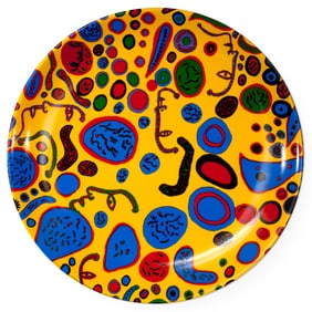Yayoi Kusama Love Was Infinitely Shining plate