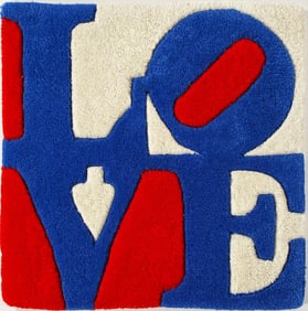 Robert Indiana LOVE rug 2008