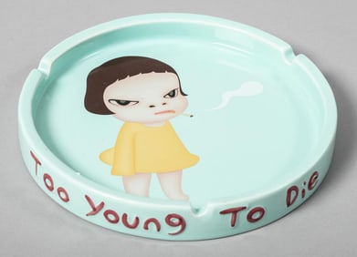 Yoshitomo Nara Too Young To Die ceramic ca. 2002