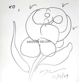 Jeff Koons Untitled (Flower Drawing) 2009