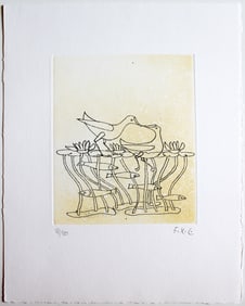 François-Xavier Lalanne L'Histoires Naturelles. Bronze doré et pâtes de verre 2006