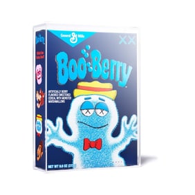 KAWS KAWS x Boo Berry Limited Edition cereal box 2022