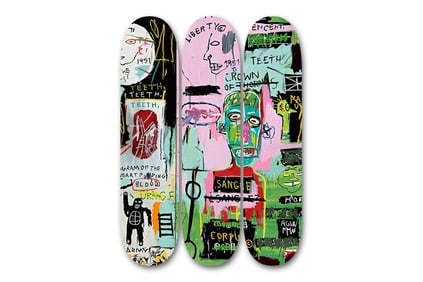 Jean Michel Basquiat Skateboard set