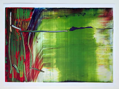 Gerhard Richter Untitled, 2002: Gerhard Richter Untitled, 2002. Printed on GardaMatt Art 250 GSM paper. Dimensions 12 3/5 × 16 1/2 in. Edition of 2500