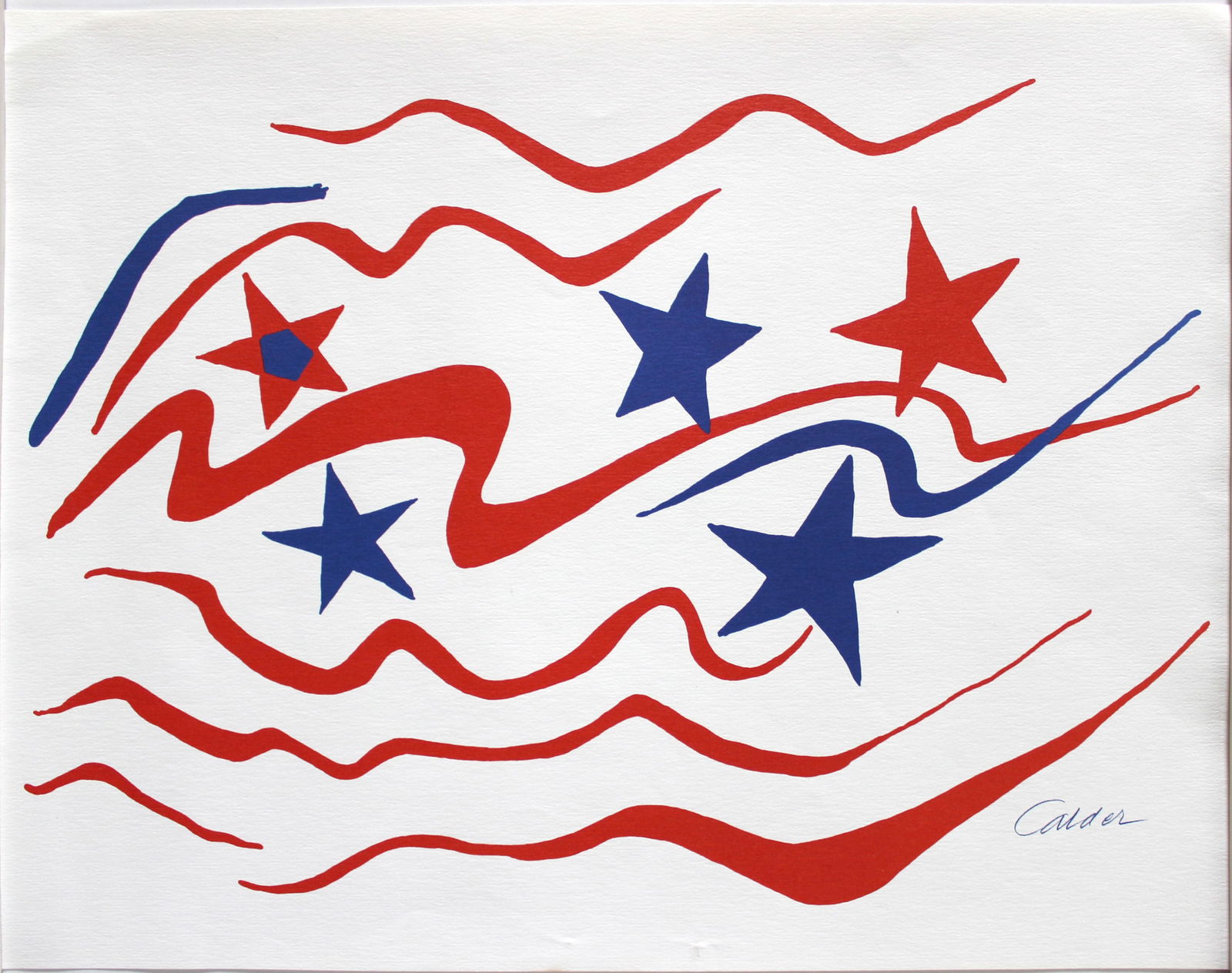 Alexander Calder Flying Colors '76 promo 1976