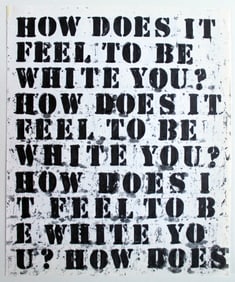 Glenn Ligon Untitled 1991