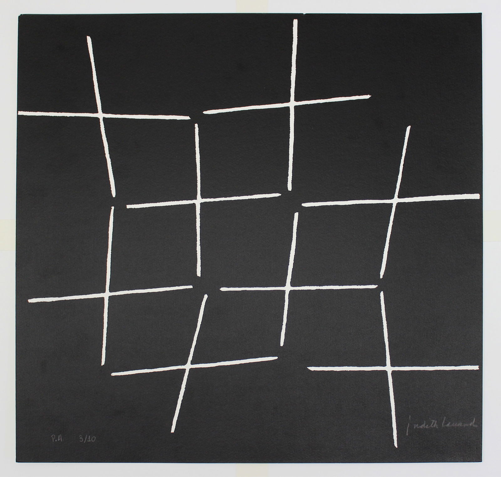 Judith Lauand Untitled ca. 1990: Judith Lauand Untitled ca. 1990 Dimensions: 14 H x 14 W in. Screen print