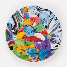 Jeff Koons Play Doh plate