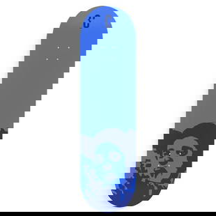Banksy Manifesto Dub Deck Blue 2020: Banksy Manifesto Dub Deck Blue 2020 Dimensions: 31 H x 7.5 W in. Screen print on skateboard deck