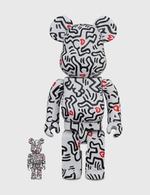 Keith Haring Bearbrick 400% & 100% 8 2021