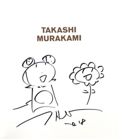 Takashi Murakami Mr. DOB and Flower Drawing 2018
