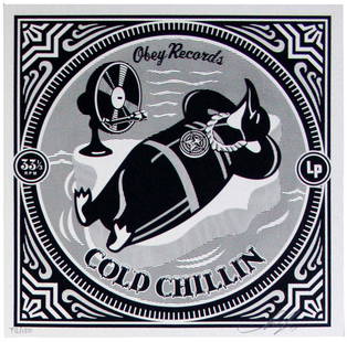 Shepard Fairey Cold Chillin, 2011: Shepard Fairey Cold Chillin, 2011 Signed and numbered edition of 100 Dimensions: 12 H x 12 W in. Screen print