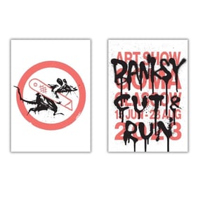 Banksy Cut and Run poster 2023