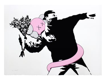 KLA BKFB (Banksy x KAWS Flower Bomber), 2023