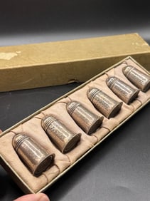 Mini Hammered Salt/Pepper Set