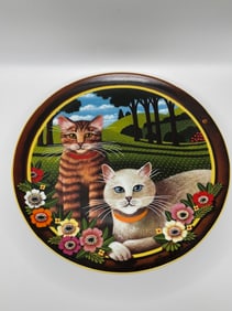 Anna Perenna Collector Plate- Pesaches and Cream