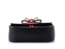 Christian Louboutin Cross Body Bag Patent Leather Heart - 4