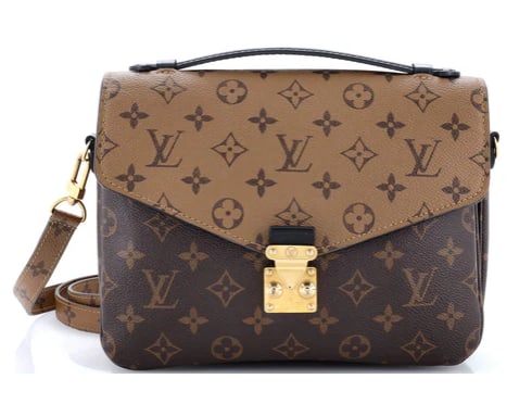 Louis Vuitton Pochette Metis Reverse Monogram Canvas: Louis Vuitton Pochette Métis – Monogram Reverse Canvas Step up your style game with this highly sought-after Louis Vuitton Pochette Métis in Monogram Reverse canvas. With its versatile structure a
