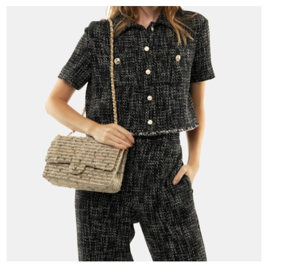 Chanel Classic Double Flap Bag Python Medium - 10