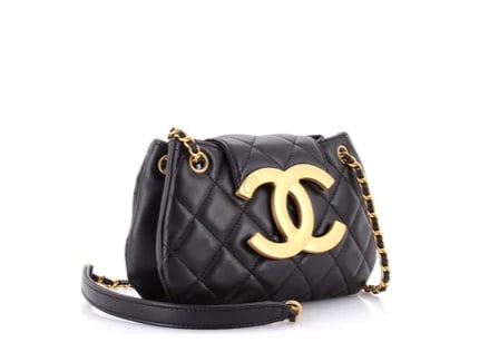 Chanel Giant CC Compartment Messenger Bag Quilted Lambskin (1 of 5)