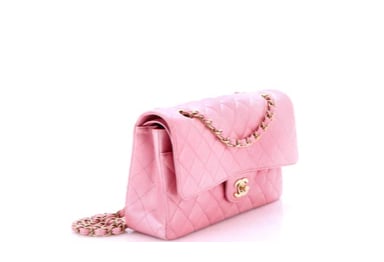 Chanel Classic Double Flap Bag Quilted Iridescent Lambskin Medium - 2