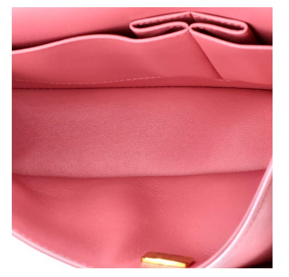 Chanel Classic Double Flap Bag Quilted Iridescent Lambskin Medium - 5