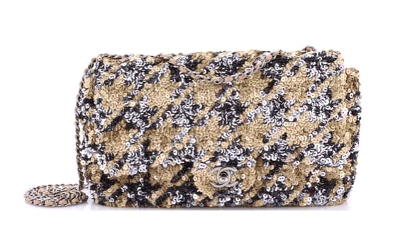 Chanel Flap Bag Multicolor Sequins Medium (1 of 5)