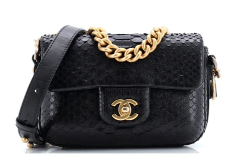 Chanel Rock My Shoulder Flap Bag Python Mini (1 of 7)