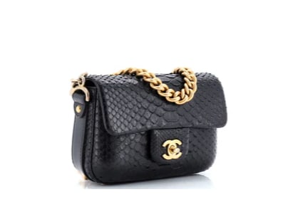 Chanel Rock My Shoulder Flap Bag Python Mini - 3