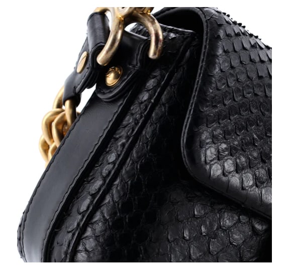 Chanel Rock My Shoulder Flap Bag Python Mini - 7